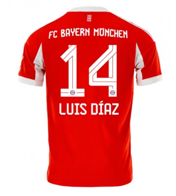 Bayern Munich Luis Diaz #14 Hemmatröja 2025-26 Kortärmad
